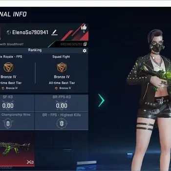 Blood Strike Accounts Collab Skin ASIA|ETERNAL Galil-Noxdra Lv2|NOVA legend skin 10 ETERNAL Upgrade Point|2 LEGENDARY