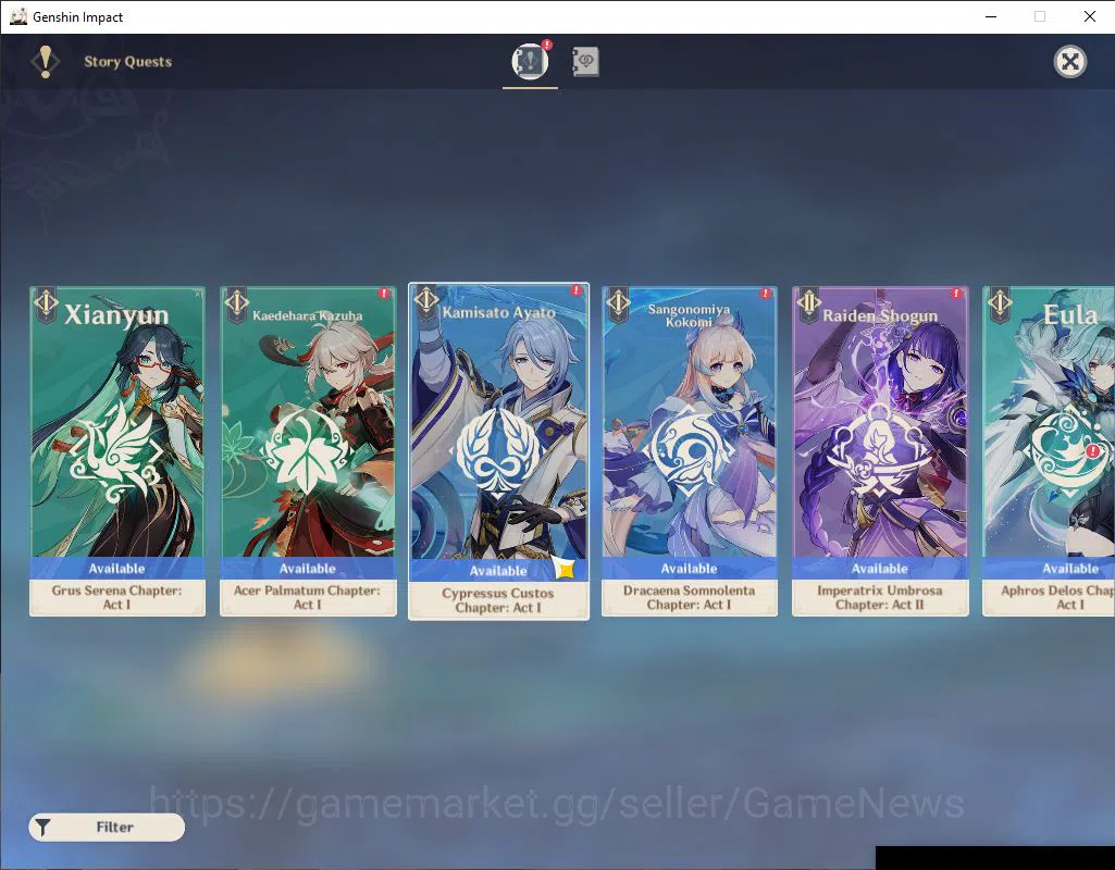 Genshin Impact Accounts ASIA|AR55|7Limited+2(*5Weapon)|Nahida+Sign,Flins,Y image 11