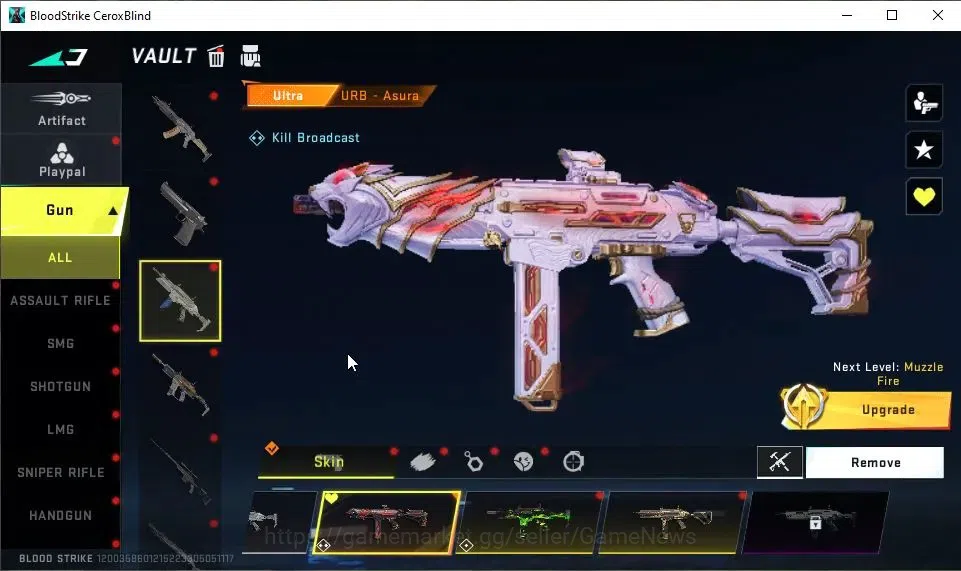 Blood Strike Accounts ASIA|12 ULTRA[JET,KAINDA,ZERO,M4A1,Vector,URB,Etc] image 16