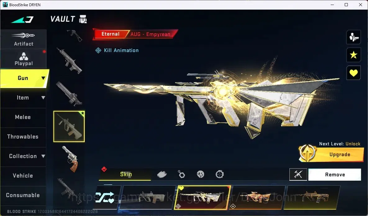 Blood Strike Accounts ASIA |2 ETERNAL: AUG,UZI | 3 AOT 2 EVA 1 7DS GUNS image 17