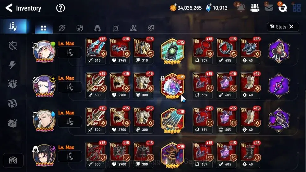Epic Seven Accounts GLOBAL Unverif|7 ML(MonarchS Iseria,BysHwayoung,St image 14