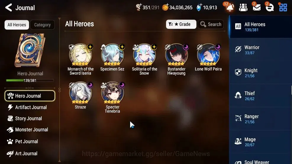 Epic Seven Accounts GLOBAL Unverif|7 ML(MonarchS Iseria,BysHwayoung,St image 6