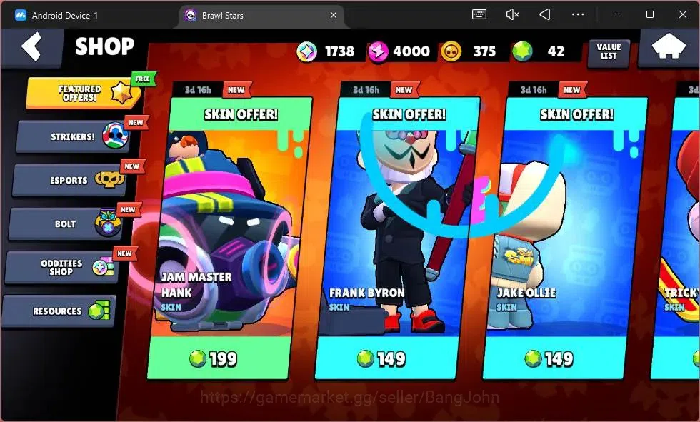 Brawl Stars Accounts Global |517 Thropy| 12 Brawler| 2 Max Hypercharge( image 6
