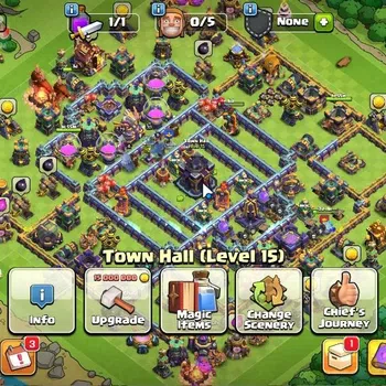 Clash of Clans Accounts High-End LV 147|TH 15|HH 9|Legendary Skins|BK 77,AQ 79,GW 57,MP 61,RC 33,DD 10|BM 22,BC 20|779