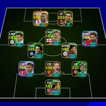 eFootball Accounts Legends & Iconic Players COLLECTIVE 3200  | New Big Time MBAPPE (BLITZ) |  RIO FERDINAND MU | Ready To