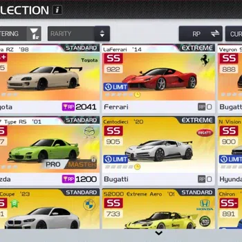Racing Master Accounts SEA|Lvl 19| 3 Prime Legend Cars (Supra RZ,Veyron SS,RX-7 Type RS)+44 Etc Cars| 114K Gold |Log