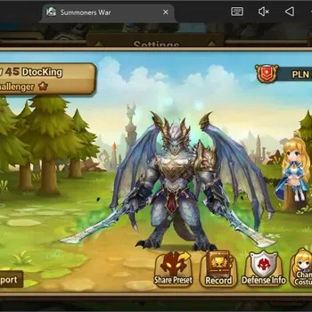 Summoners War: Sky Arena Accounts Mid-Game ASIA|Lv.45|4 LD(Fridrion,Fran,Loren,Eirgar) 9 NB5