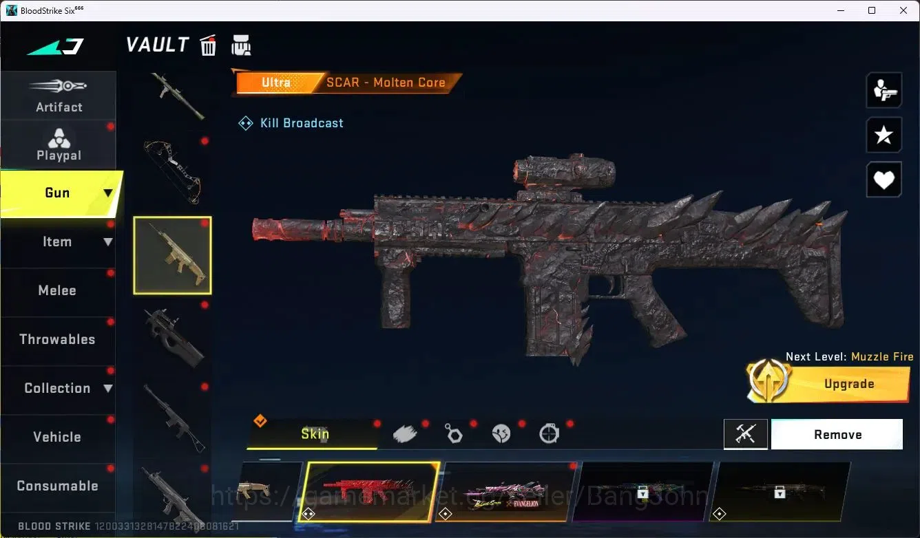 Blood Strike Accounts ASIA | ETERNAL: Desert Eagle-Scorpius |4 Collab Gu image 12