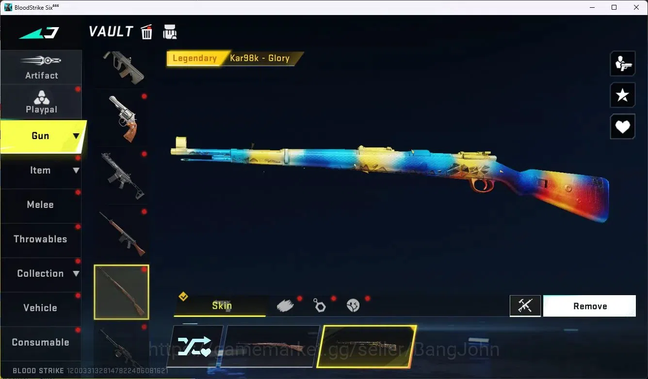 Blood Strike Accounts ASIA | ETERNAL: Desert Eagle-Scorpius |4 Collab Gu image 17