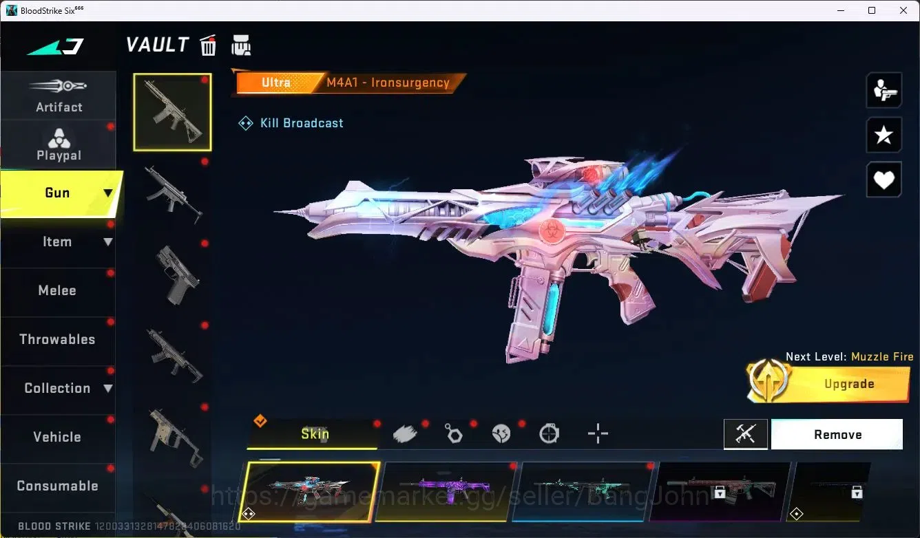 Blood Strike Accounts ASIA | ETERNAL: Desert Eagle-Scorpius |4 Collab Gu image 2