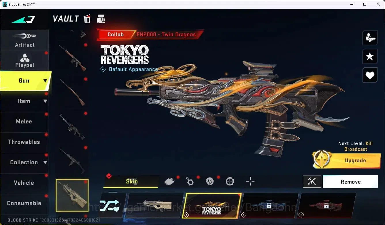 Blood Strike Accounts ASIA | ETERNAL: Desert Eagle-Scorpius |4 Collab Gu image 20