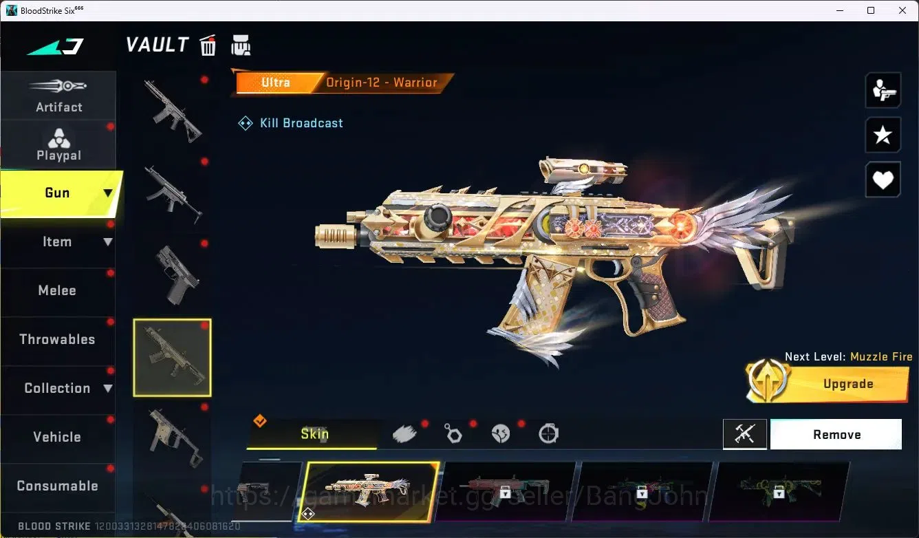 Blood Strike Accounts ASIA | ETERNAL: Desert Eagle-Scorpius |4 Collab Gu image 4