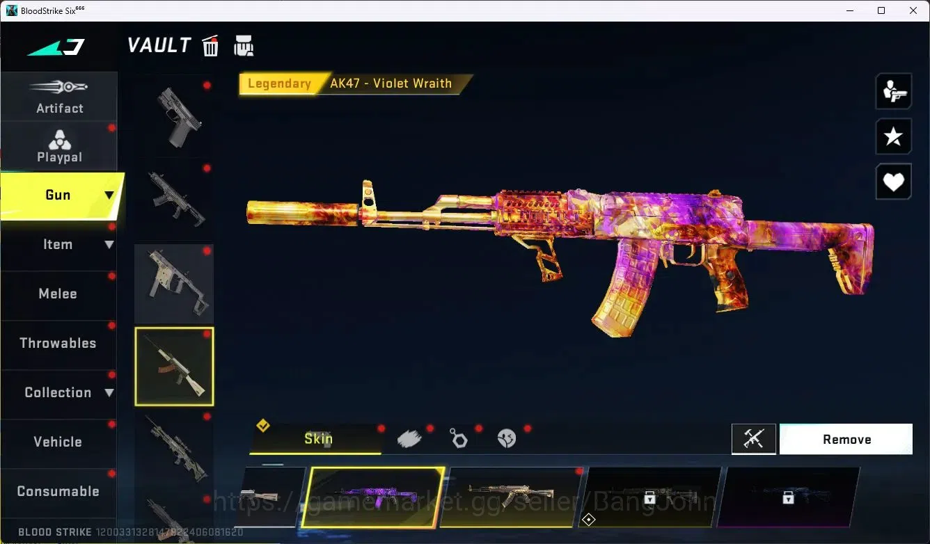 Blood Strike Accounts ASIA | ETERNAL: Desert Eagle-Scorpius |4 Collab Gu image 5