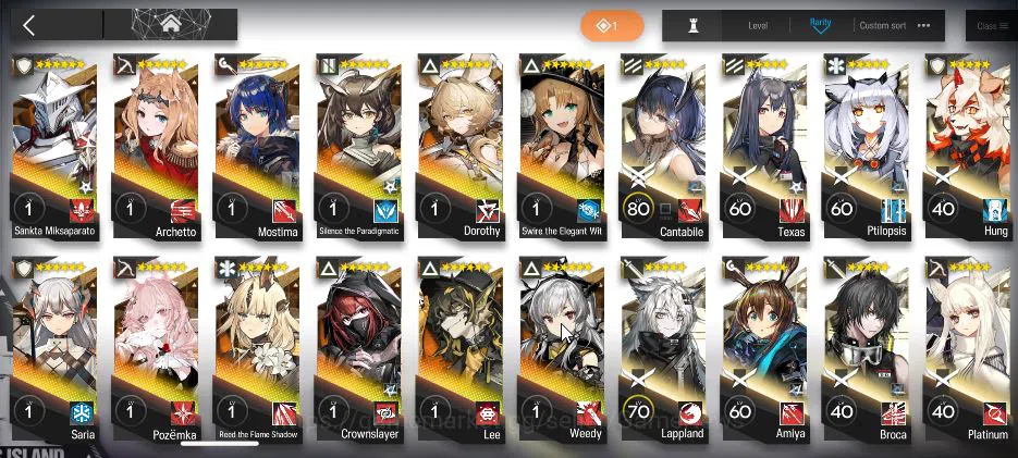 Arknights Accounts High-End Lv 82|231 OP+18 Skin|74k Oru+Collab Ave Mujicca|11 Limited|Wisadel,Sakikio,Kirin 8