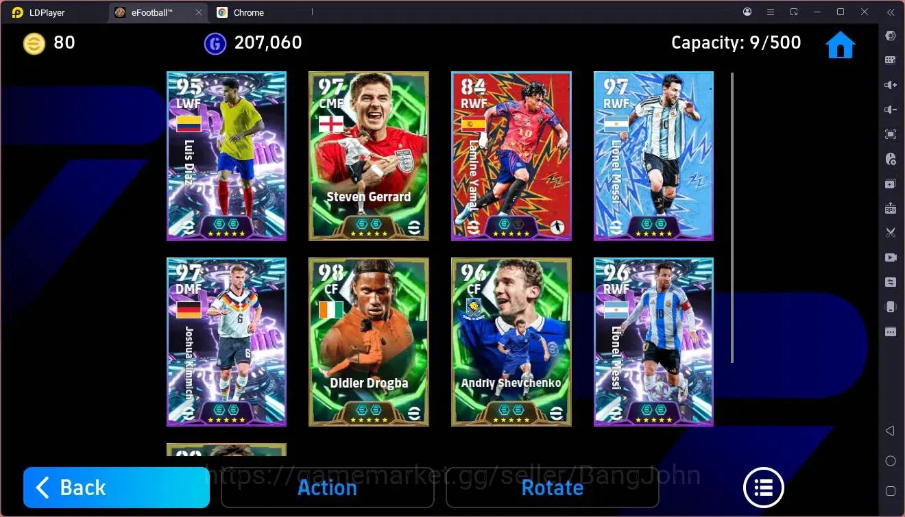eFootball Accounts Mobile |PW 3081|Epic Gerrard,Drogba,Shvechenko,Lam image 3