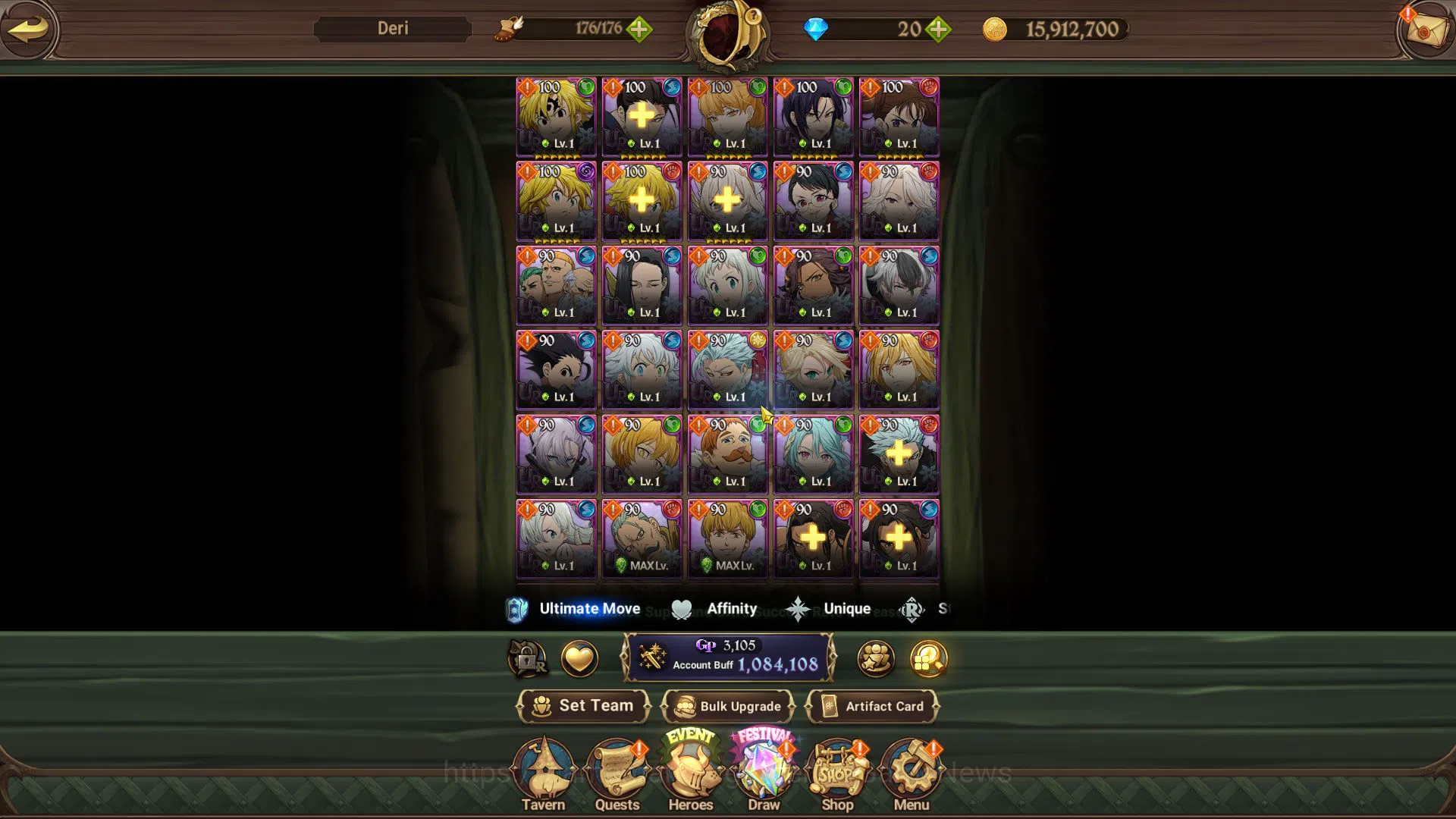 The Seven Deadly Sins: Grand Cross Accounts Global|1 M CC|Starter Ch4|4 UR| Salos, Oppressor D image 4