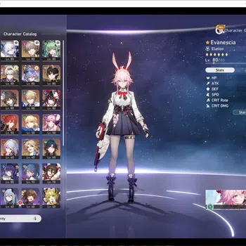 Honkai Star Rail Accounts Others ASIA|TL70|12 limit(Evanescia,SW 999,Huo Huo,Etc)|11*5LC|CHECK SS|TakeMail(HSR7022Z)