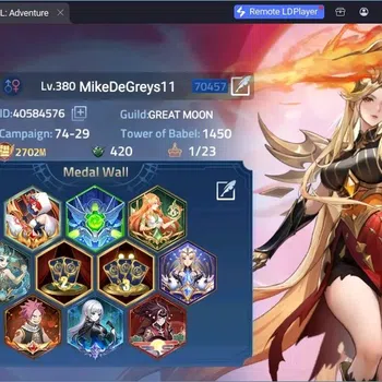 Mobile Legends: Adventure Accounts Global|LV 380|2,7B Power|Camp 74-29|VIP 10|Hero 400|22 Nexus|41 Awakend|13 UR|8 Epic