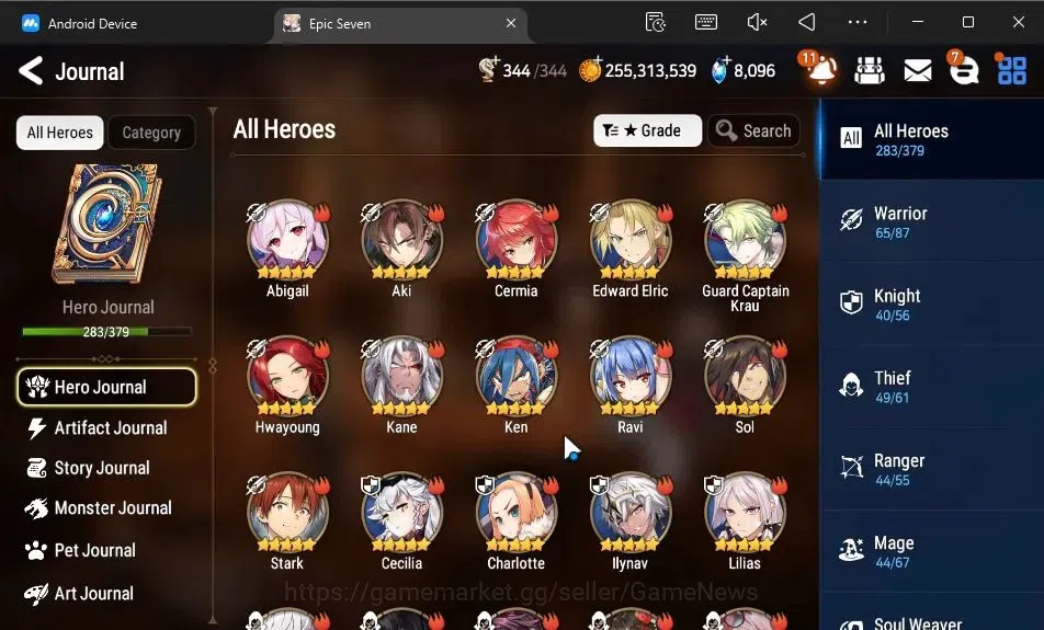 Epic Seven Accounts ASIA|37 ML[Notos,SN Yulha,LOTScales,BArunka,Etc]+I image 11
