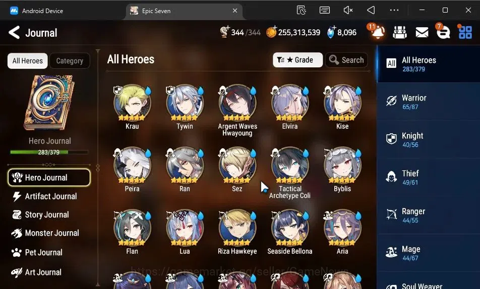 Epic Seven Accounts ASIA|37 ML[Notos,SN Yulha,LOTScales,BArunka,Etc]+I image 14