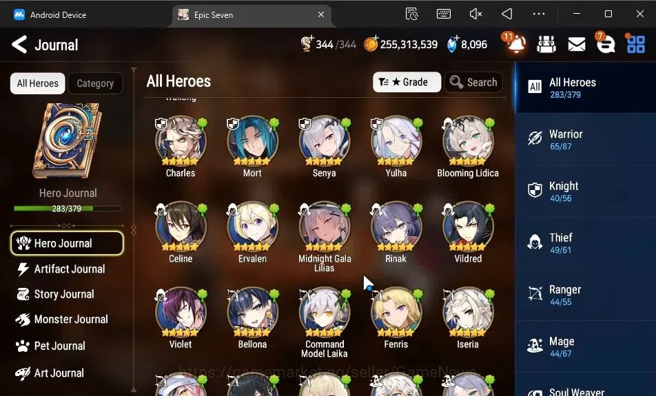 Epic Seven Accounts ASIA|37 ML[Notos,SN Yulha,LOTScales,BArunka,Etc]+I image 16