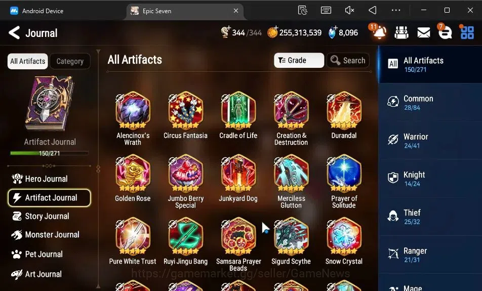 Epic Seven Accounts ASIA|37 ML[Notos,SN Yulha,LOTScales,BArunka,Etc]+I image 18