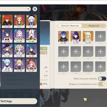 Genshin Impact Accounts Others ASIA|AR 47|2 Limited(2*5 Wpn)|FLINS,Raiden Shogun,|DetailCheckSSTakeMail(GI1867Z)