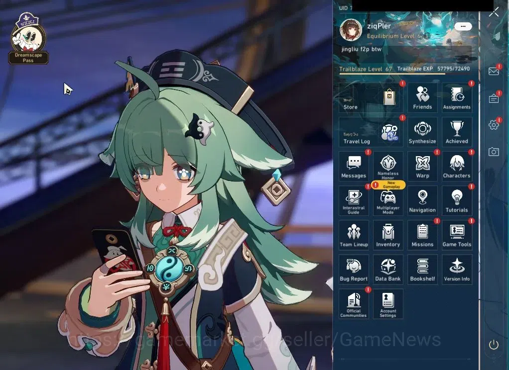 Honkai Star Rail Accounts EU|TL 67|All Server|Free GI & ZZZ|13 Limited|Jingl image 2