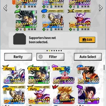 Dragon Ball Legends Accounts High-End Android | Lvl 150|9,1M Total Power|11 CC|3 LR|4 UL|LR Goku,Broly: Fury,Etc|UL Final