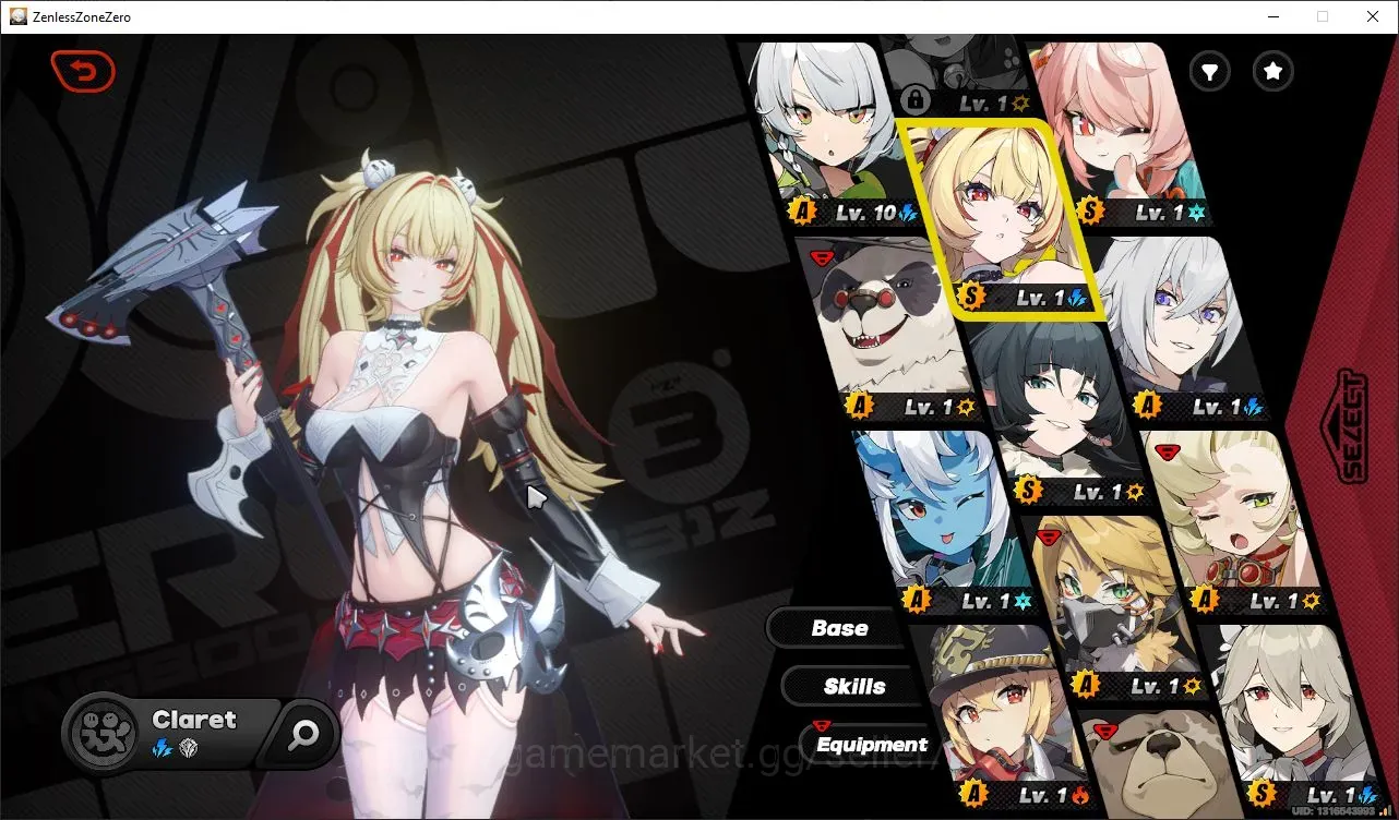 Zenless Zone Zero Accounts Starter ASIA|New Starter Lvl 7|3Limit(Claret,Zhao,JaneDoe+Sign)+chrSTD Piper,Nicole,Lucy|MC 1