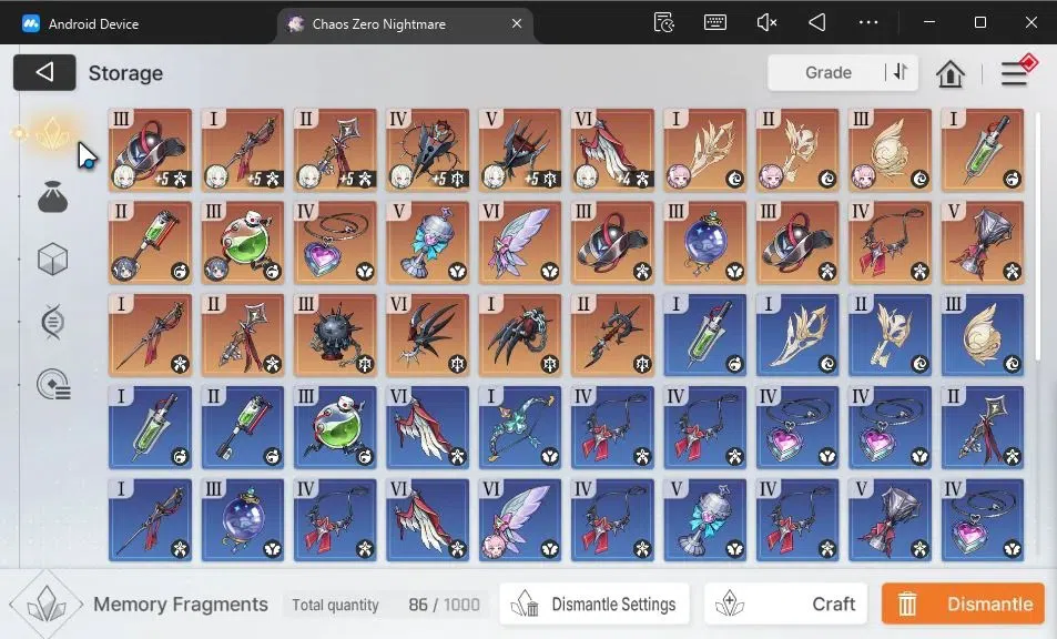 Chaos Zero Nightmare Accounts GLOBAL|Lv55|7 SSR[HeidemarieM1+Sign,OrleaM1,Diana, image 8