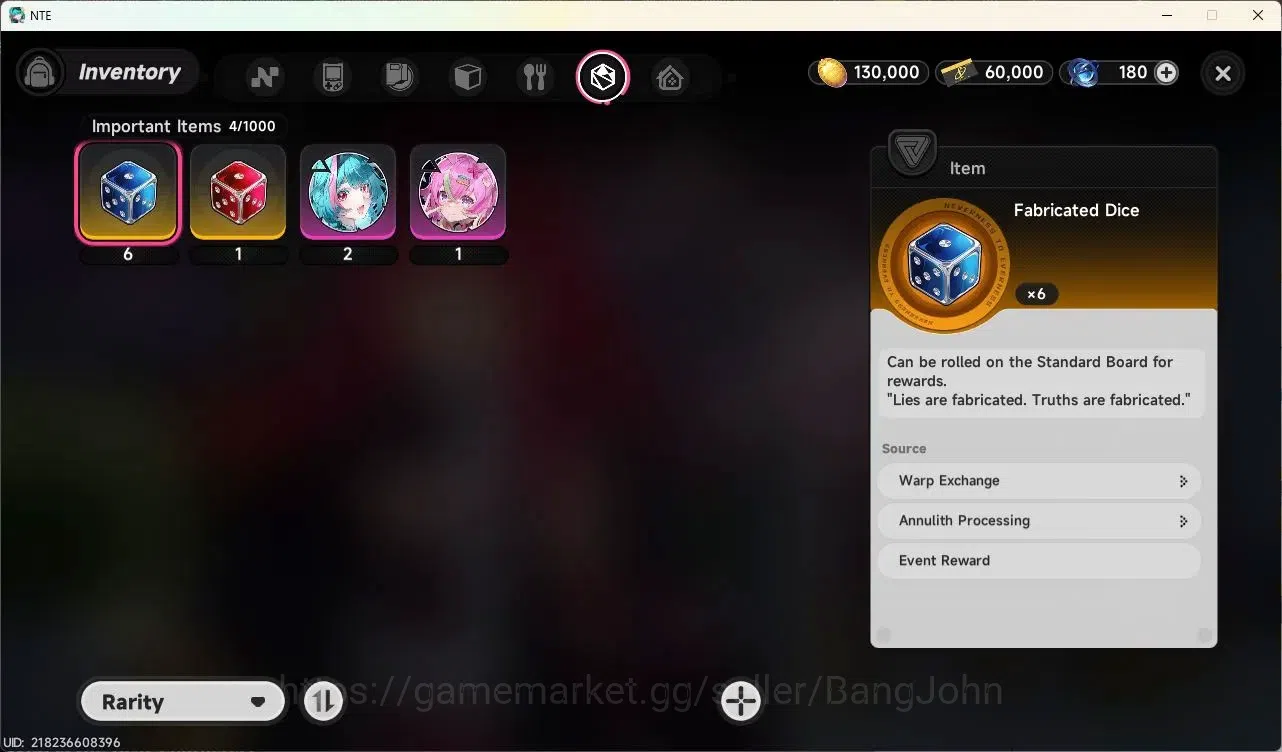 Neverness to Everness Accounts EU|Starter LVL 3, Nanally, 7 Char, MC male, Select image 7