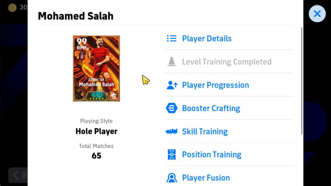 eFootball Accounts Mobile| [BigTime Mohamed Salah Momentum Dribbling] image 4