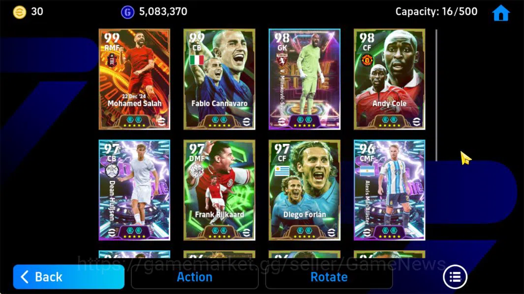 eFootball Accounts Mobile| [BigTime Mohamed Salah Momentum Dribbling] image 6