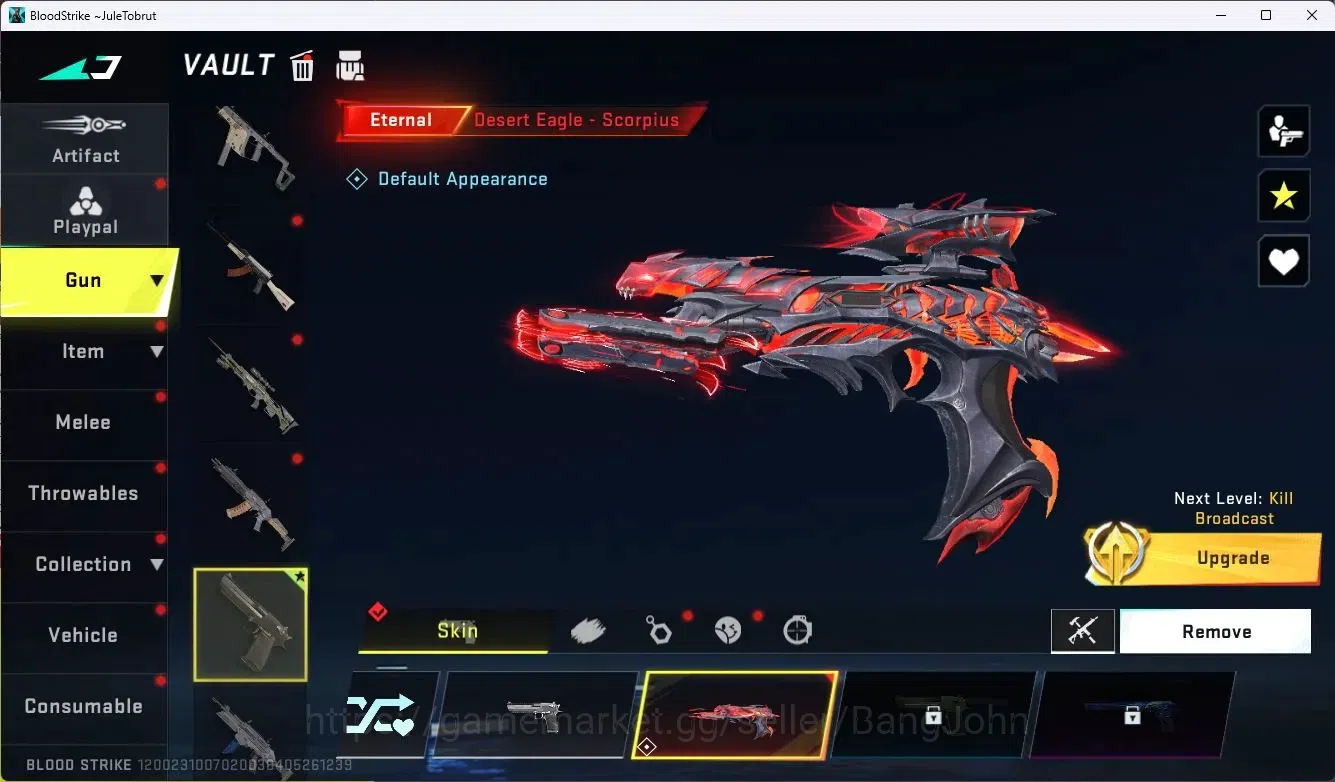 Blood Strike Accounts Asia | Eternal Desert Eagle - Scorpius | 4 Legenda image 4