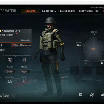 Arena Breakout Accounts High Value Mobile | Lvl 30 | SV 6.6M | CV 3.4M |  Decree LR-AR1 | Decree VSS | Ceremonial M249