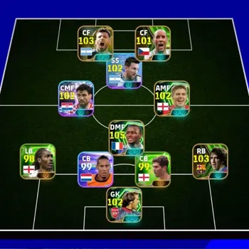 eFootball Accounts Legends & Iconic Players Android|Epic Patrick Vieira,Carles Puyol,Sergio Aguero,David Seaman,Jan