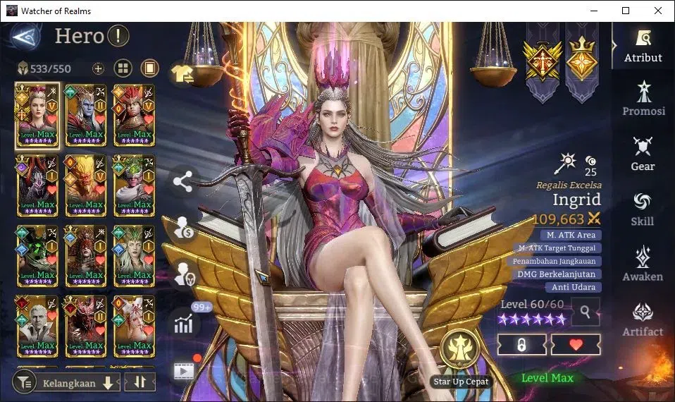Watcher of Realms Accounts GLOBAL 50x|11M Power|53K Gems+ManySkin|17 Lord[Ing image 14