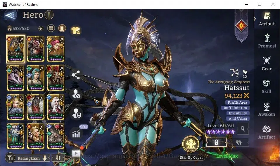 Watcher of Realms Accounts GLOBAL 50x|11M Power|53K Gems+ManySkin|17 Lord[Ing image 17