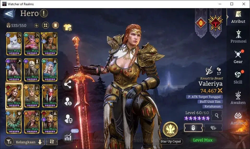 Watcher of Realms Accounts GLOBAL 50x|11M Power|53K Gems+ManySkin|17 Lord[Ing image 20