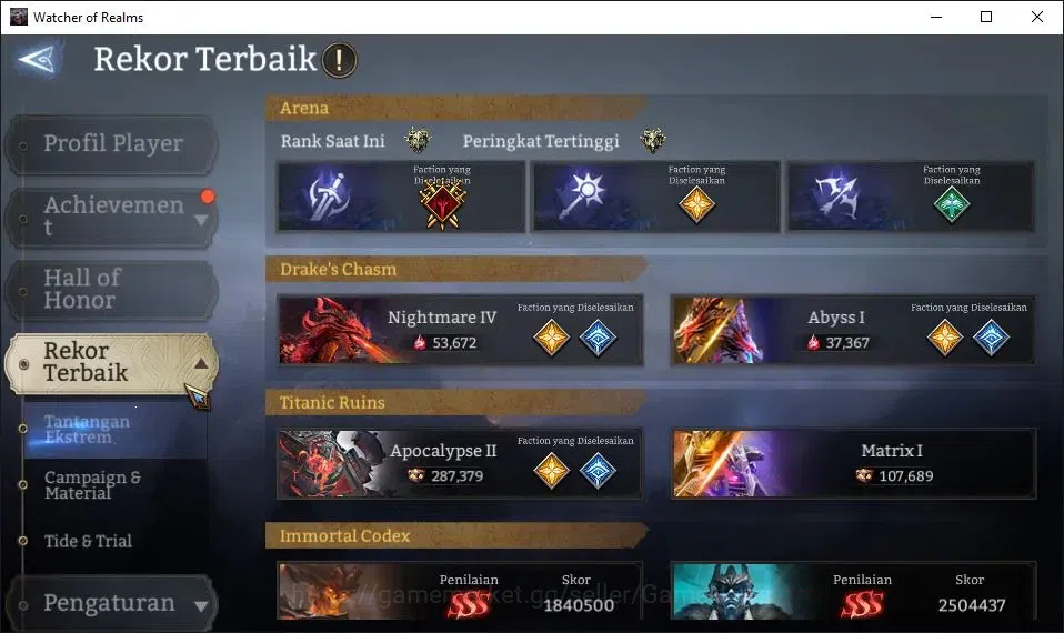 Watcher of Realms Accounts GLOBAL 50x|11M Power|53K Gems+ManySkin|17 Lord[Ing image 6