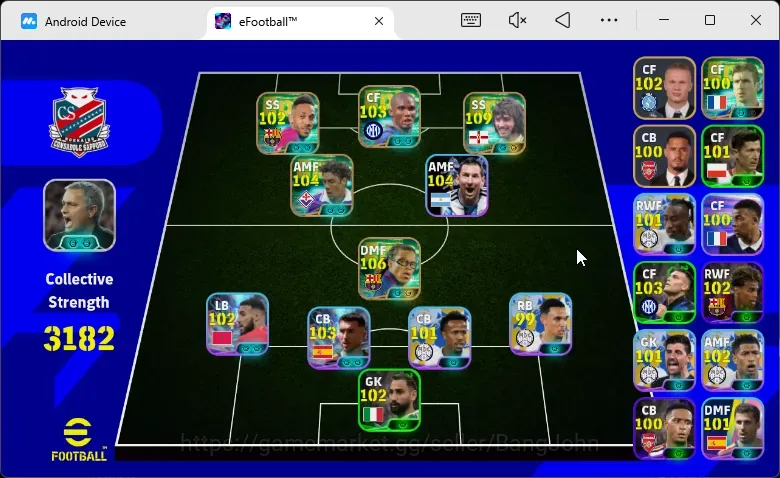 eFootball Accounts Legends & Iconic Players Android|PW 3182|Epic SamuelEto'o GeorgeBest EdgarDavids Cantona Alcanatara 1
