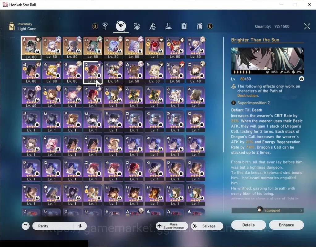 Honkai Star Rail Accounts Asia|TL 70|11 Limited|[Castorice,Huohuo,Robin,Dani image 6
