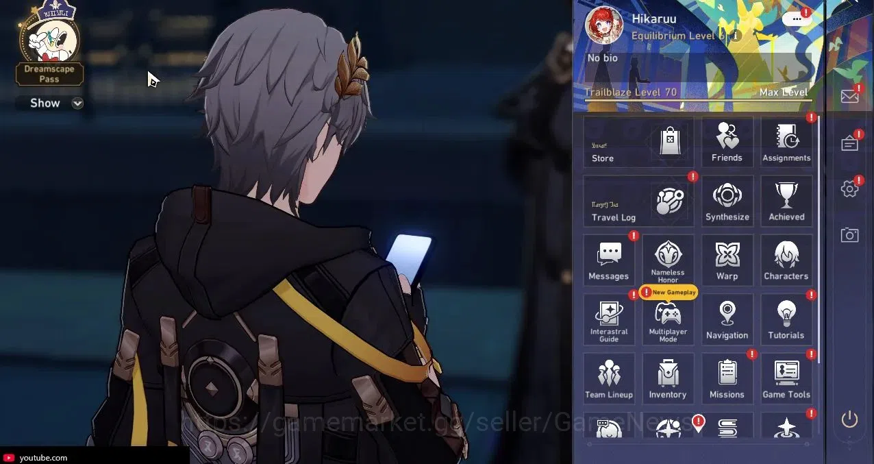 Honkai Star Rail Accounts Others Asia|TL 70|12 Limited|(SW LV999,Saber)+Sign Phainon,Tribbie,Yao Guang,Huohuo,DH 1