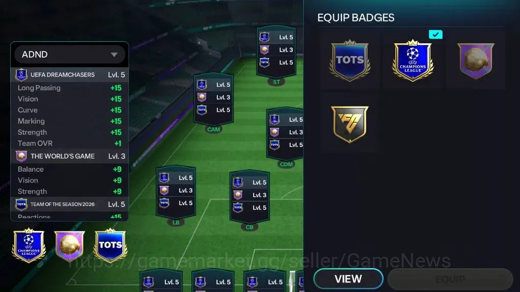 EA SPORTS FC Mobile Accounts OVR 125/112B Value|242M Gold+13K Gems|18 Max EVO|M image 5