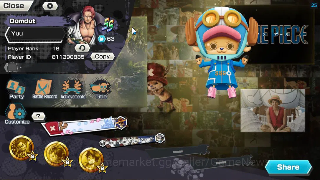 One Piece Bounty Rush Accounts Global|4 EX| T5E St.Ethanbaron V.Nusjuro,AMS [Bors image 11
