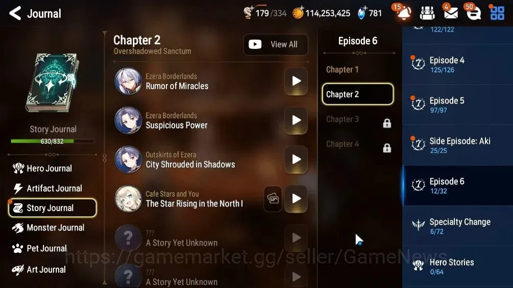 Epic Seven Accounts High-End GLOBAL UNVerif|16 ML(LOTScales,NM Luna,Har Setti,Etc)+Setsuka,PFByblis|AUTO ALL Hunt|SPD 292 14