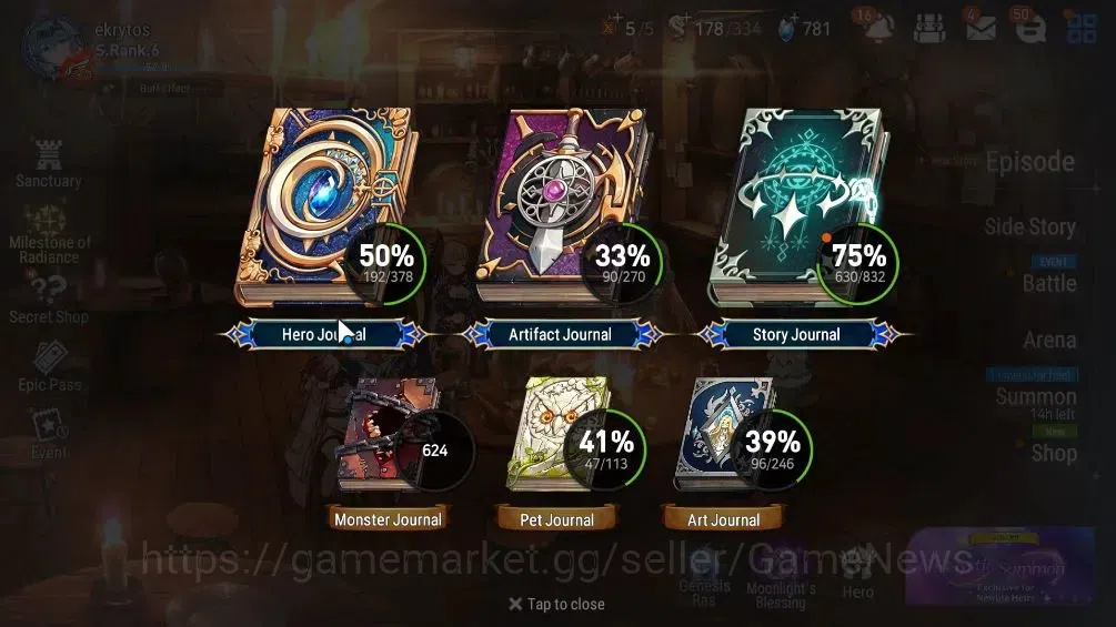 Epic Seven Accounts High-End GLOBAL UNVerif|16 ML(LOTScales,NM Luna,Har Setti,Etc)+Setsuka,PFByblis|AUTO ALL Hunt|SPD 292 3