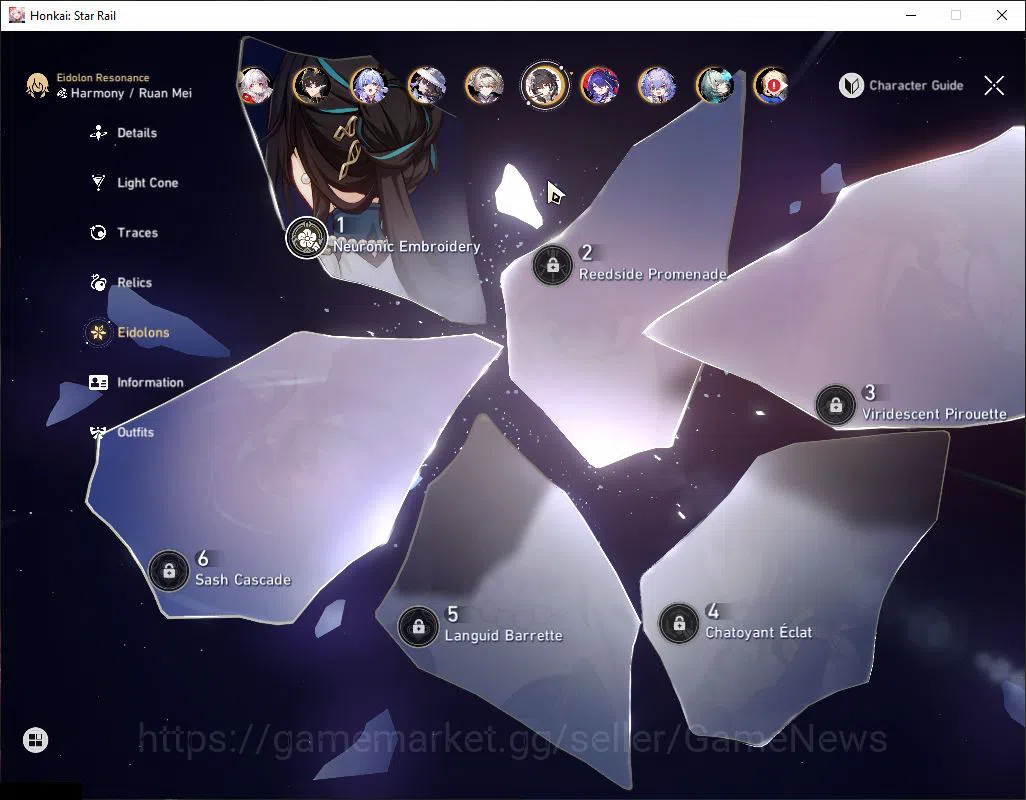 Honkai Star Rail Accounts ASIA|TL 70|1 GCS|19 Limited|[Yao Guang,Chiper,Rapp image 10