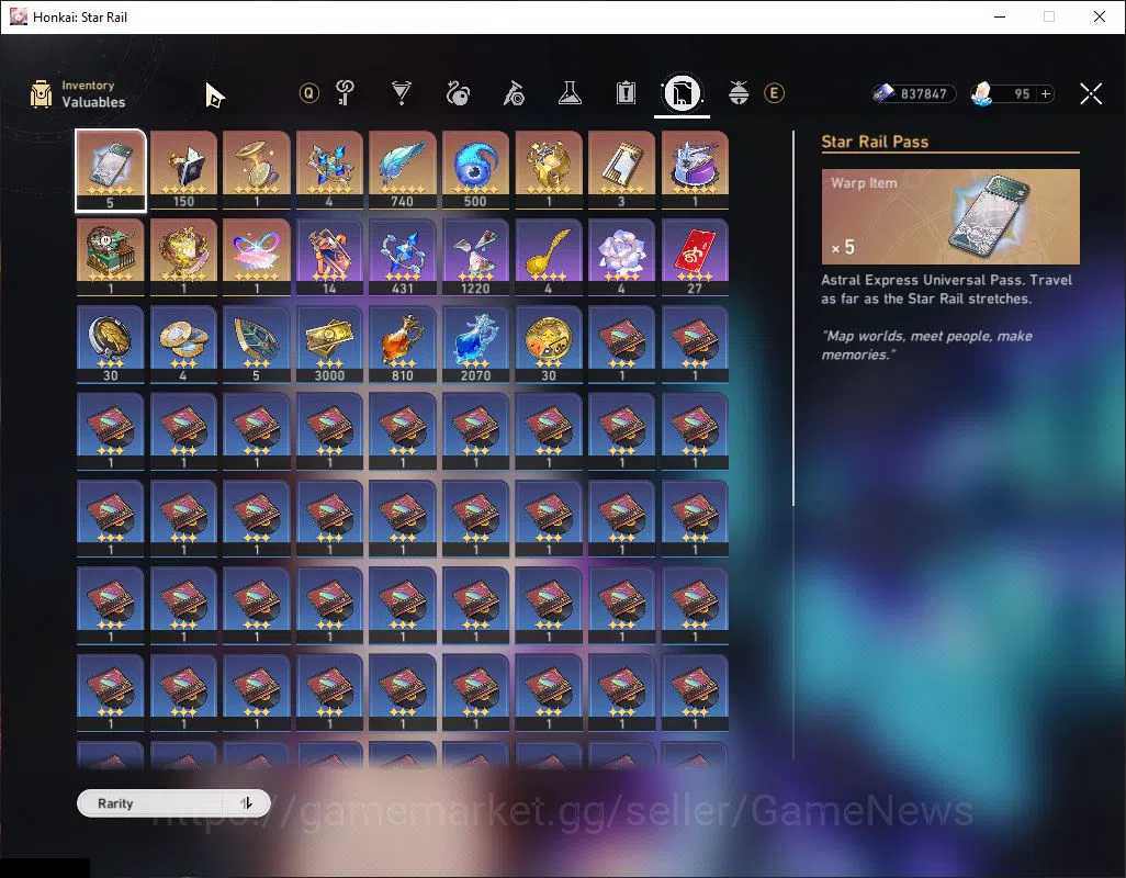 Honkai Star Rail Accounts ASIA|TL 70|1 GCS|19 Limited|[Yao Guang,Chiper,Rapp image 5